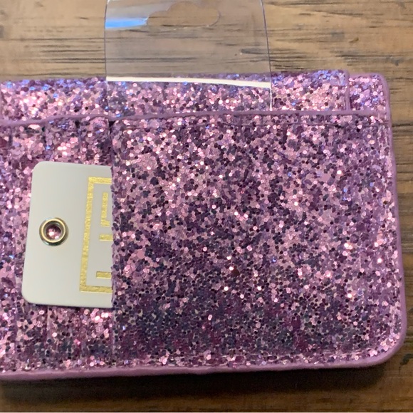 Urban Expressions Purple Glitter Wallet - Picture 2 of 2